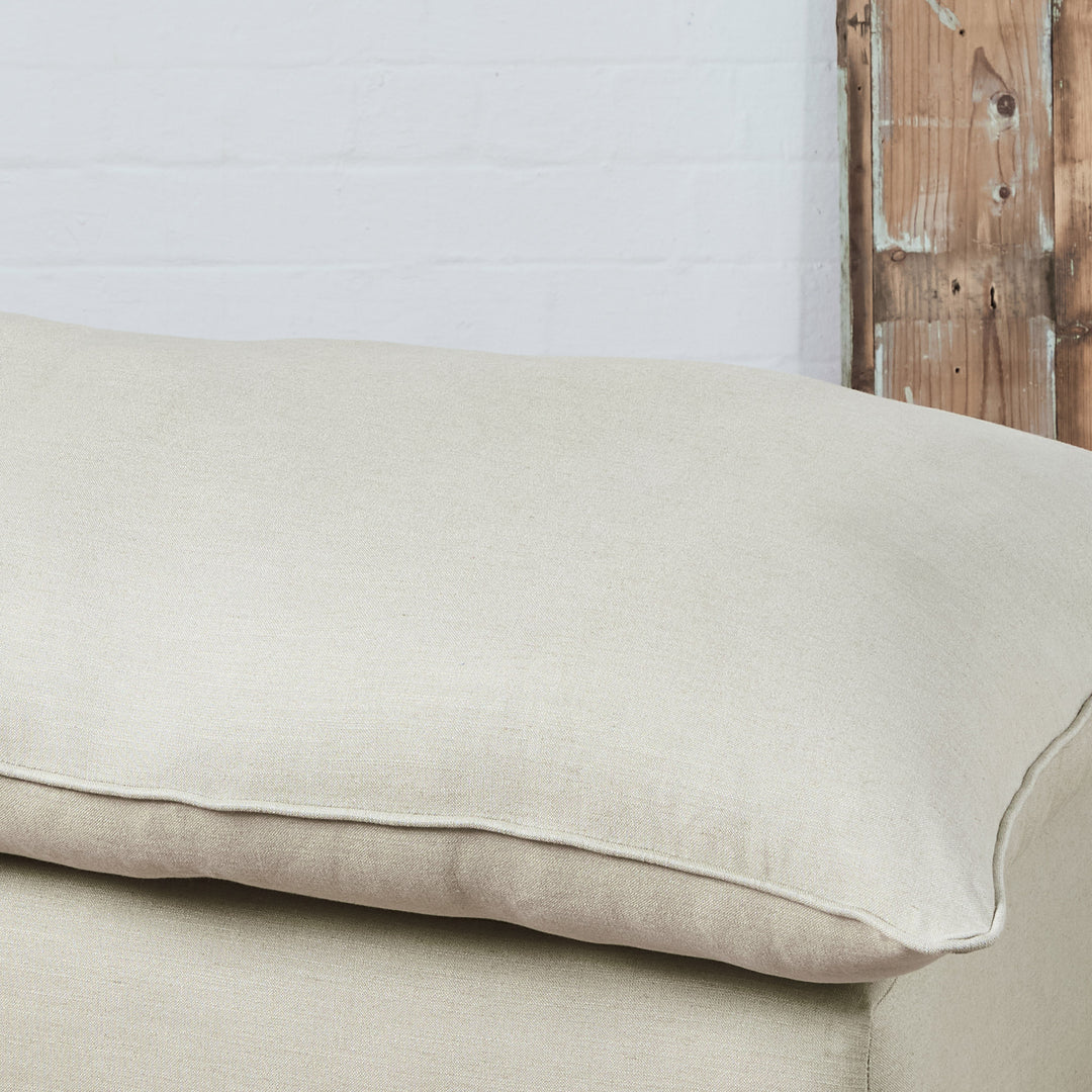 Buffalo : Feather Filled Cushion top footstool