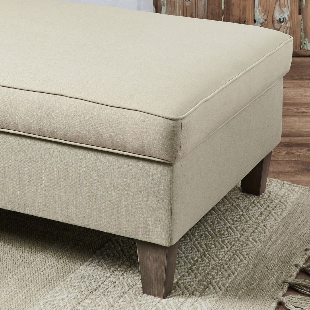 Kensington Piped : Piped Storage Ottoman