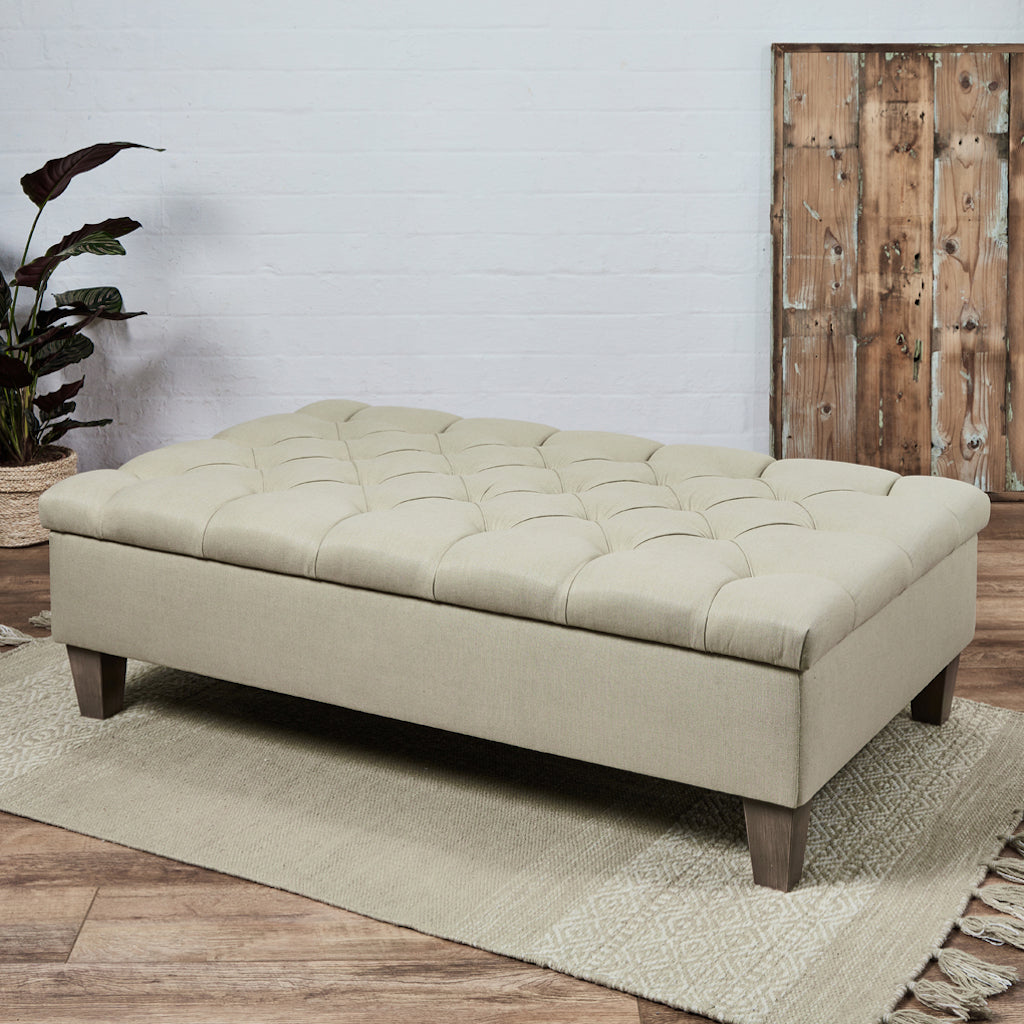 Manufacturers Of Kensington Deep Buttoned : Deep Buttoned Storage Ottoman