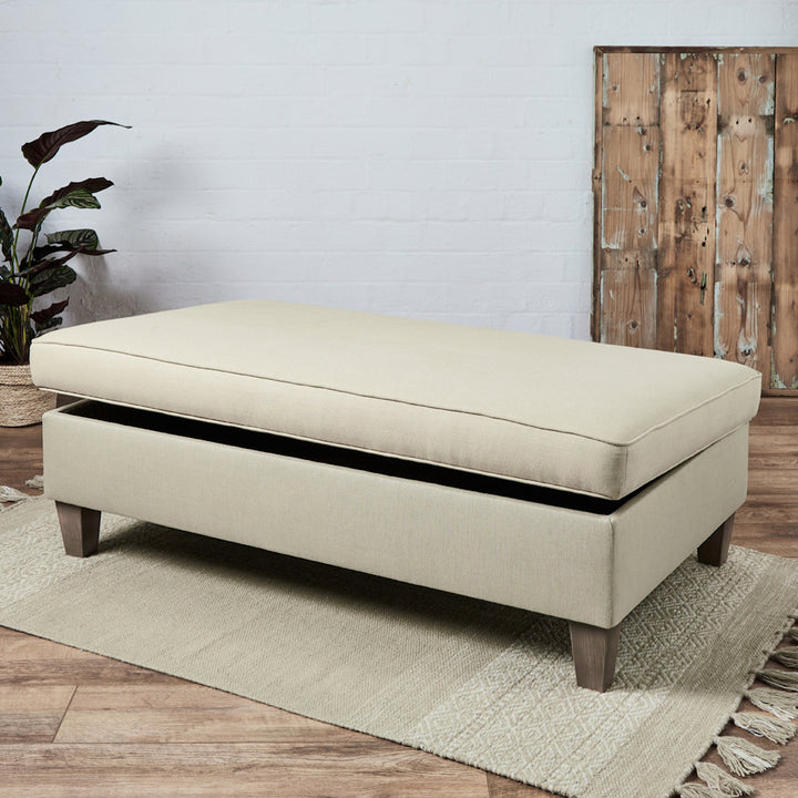 Kensington Piped : Piped Storage Ottoman