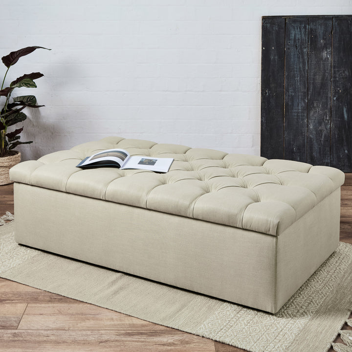 Lexington Deep Buttoned : Deep Buttoned Deep Storage Ottoman