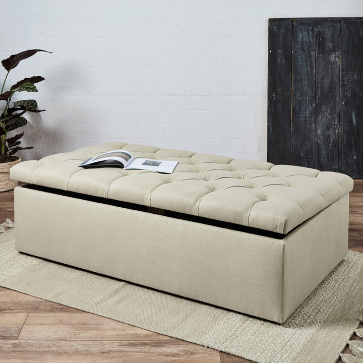 Lexington Deep Buttoned : Deep Buttoned Deep Storage Ottoman