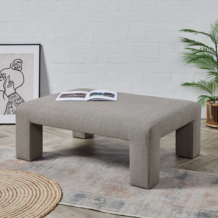 Matera Ottoman : Square Upholstered Leg