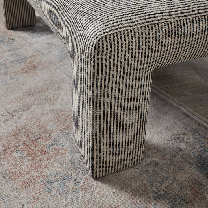 Matera Ottoman : Square Upholstered Leg