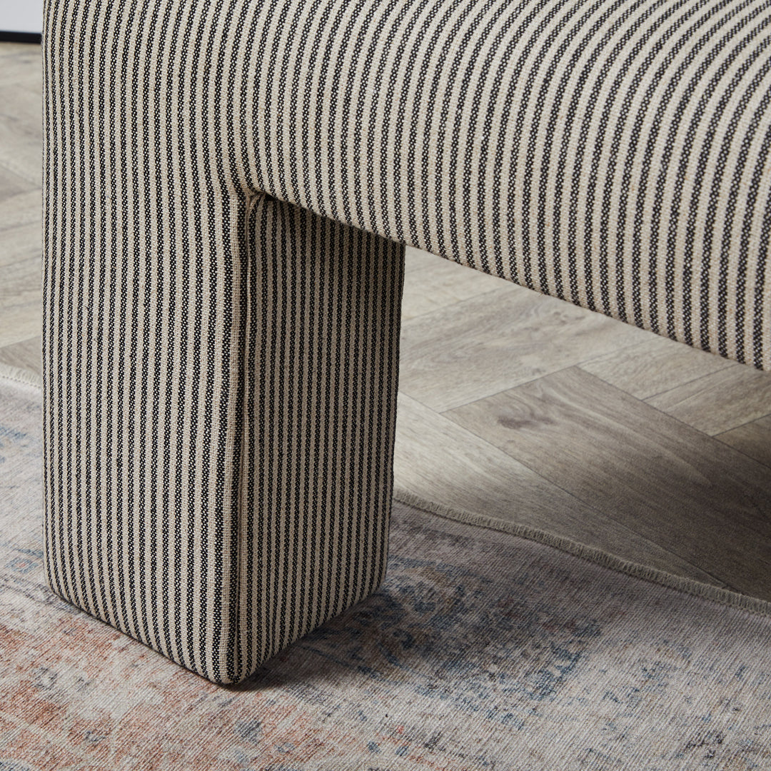 Matera Ottoman : Square Upholstered Leg