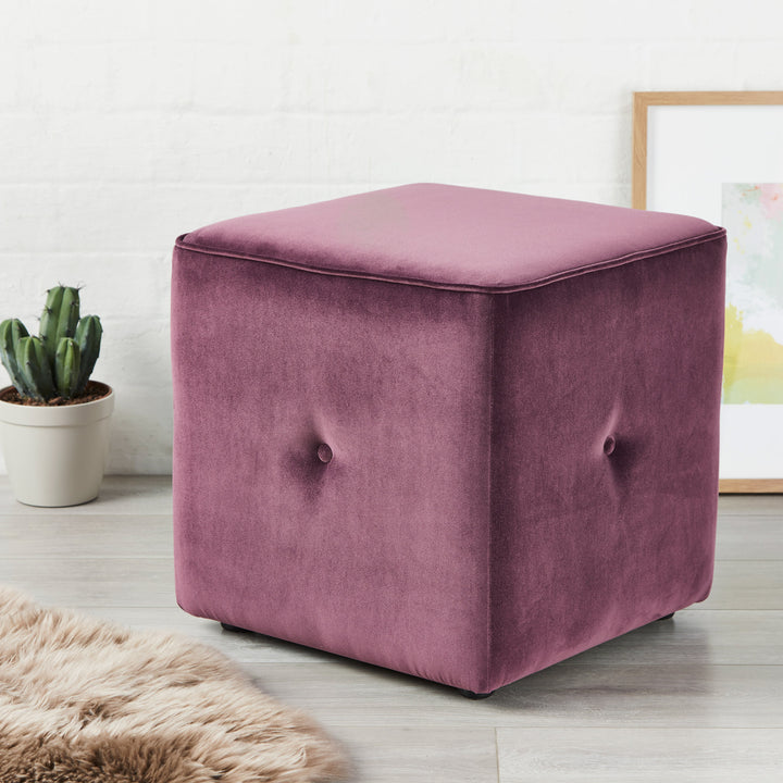 Milan : Large Buttoned Cube