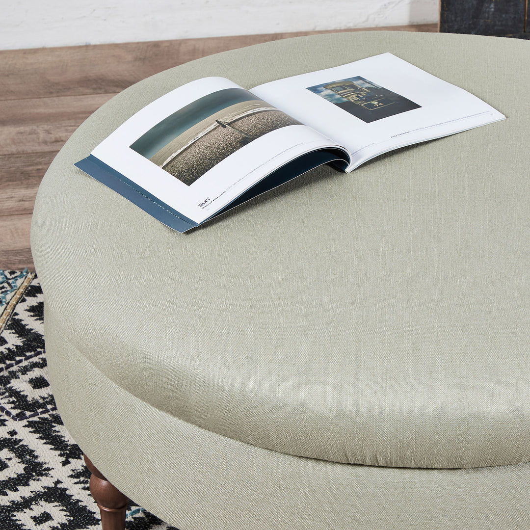 Sorento Plain : Circular Footstool