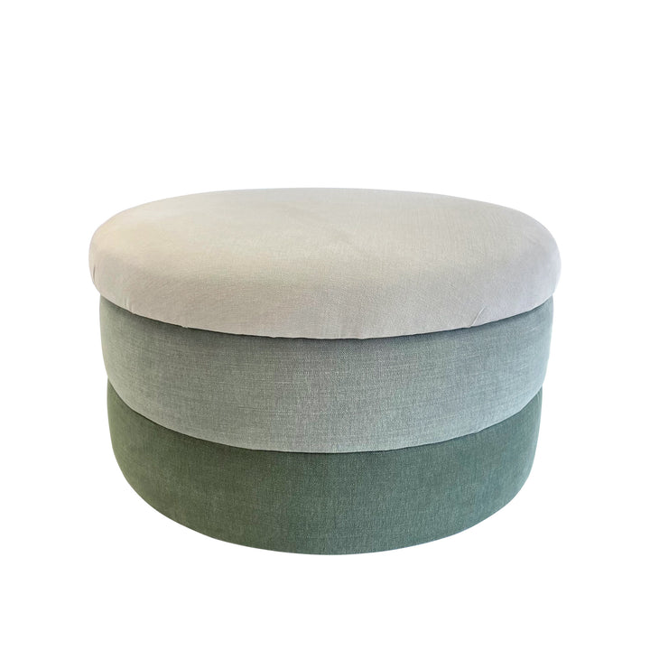 Bergen : Stacked Circular Storage Ottoman