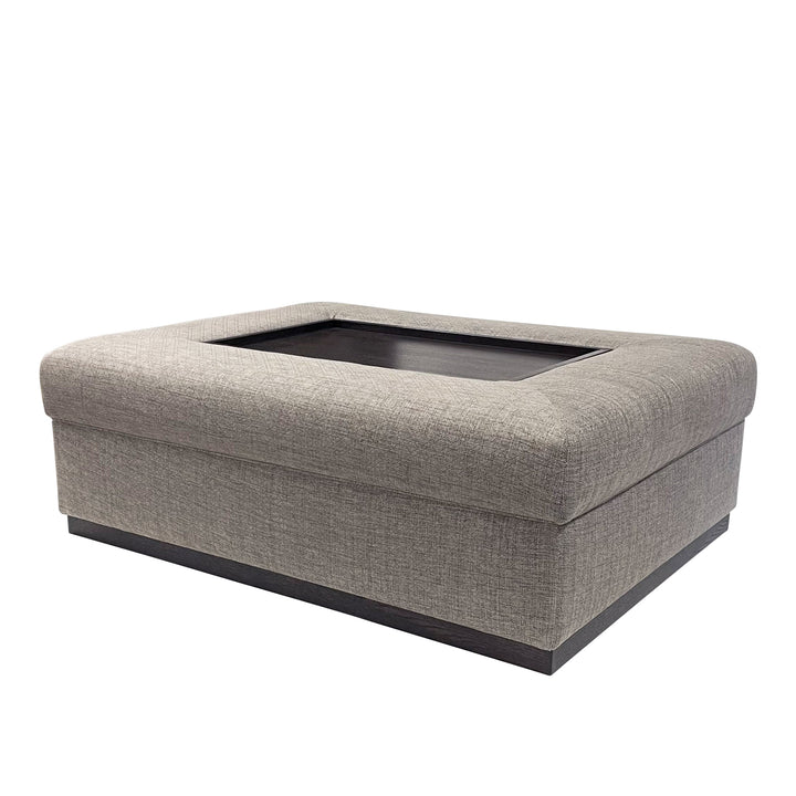 Bonita Inset Tray Ottoman : Large Coffee Table Stool