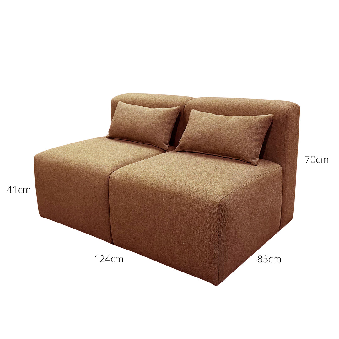 Soho Double Sofa : Relaxed Wrap Over Style Sofa